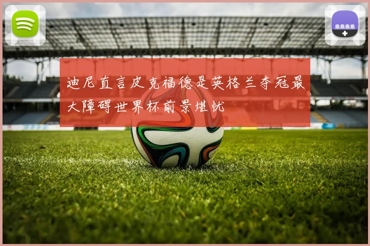 迪尼直言皮克福德是英格兰夺冠最大障碍世界杯前景堪忧