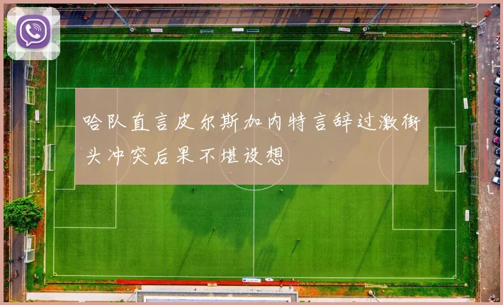 哈队直言皮尔斯加内特言辞过激街头冲突后果不堪设想
